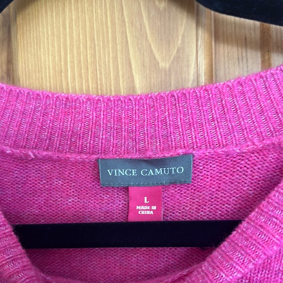 Hot Pink Vince Camuto Sweater - Picture 3 of 4